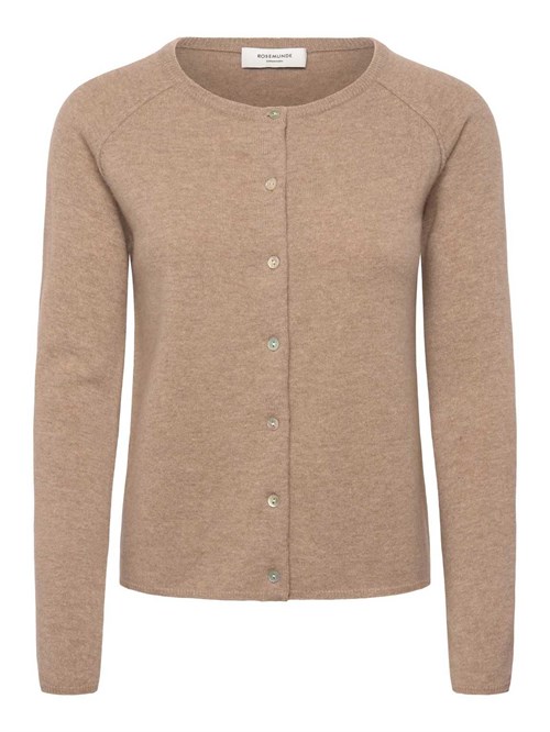 Rosemunde Laica Cashmere Cardigan, Lys Brun
